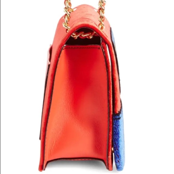 Moschino Velvet Convertible Shoulder Bag - Picture 3 of 6